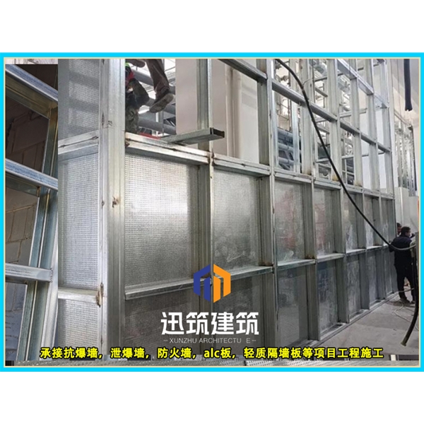 松原防火抗爆墙 耐火4h 抗爆压力值3mpa